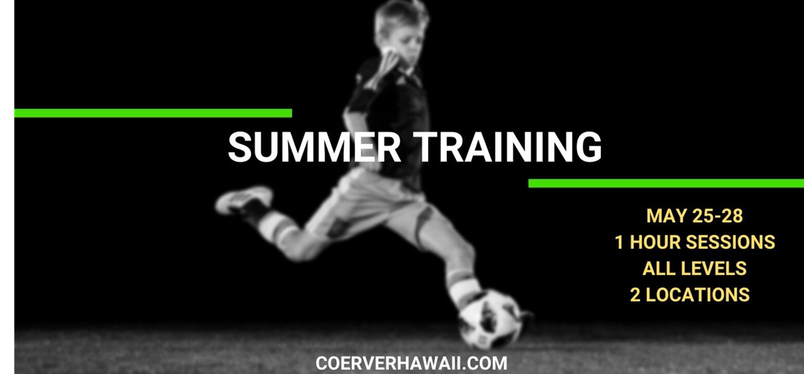 Summer Training Sessions